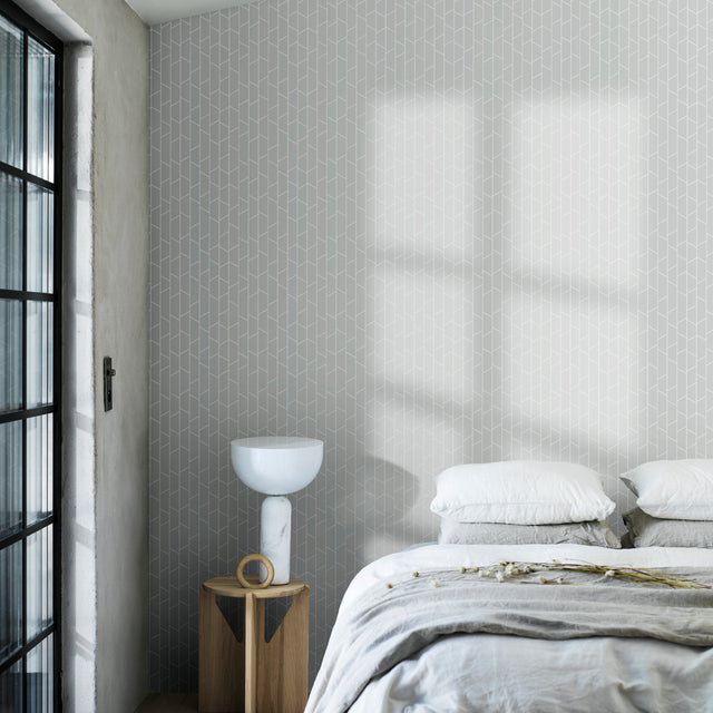 Angle Grey Geometric Modern Wallpaper by Boråstapeter – Schumacher 8820