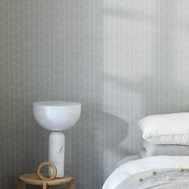 Angle Grey Geometric Modern Wallpaper by Boråstapeter – Schumacher 8820