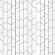 Angle black on white geometric line print wallpaper by Boråstapeter for Schumacher