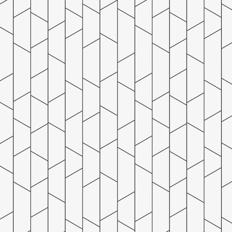 Angle black on white geometric line print wallpaper by Boråstapeter for Schumacher