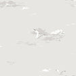 Grey wallpaper with illustrated seagulls and clouds, Scandinavian coastal style by Boråstapeter for Schumacher.