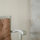 Windrose Clay by Boråstapeter Geometric Trellis Wallpaper – Schumacher 8861