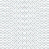 Windrose blue geometric trellis wallpaper by Boråstapeter for Schumacher, shown in a styled living room and pattern close-up.
