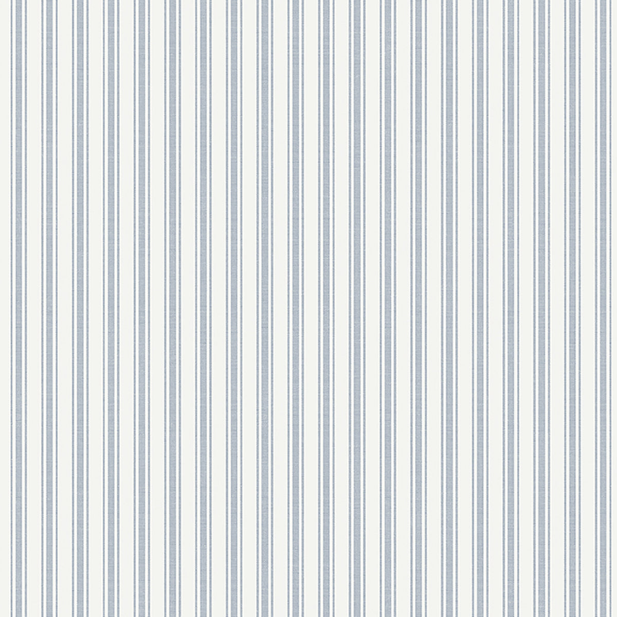 ASP STRIPE wallpaper in sky blue by Boråstapeter for Schumacher, vertical pinstripe pattern