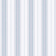 Hamnskär Stripe blue and white nautical striped wallpaper by Boråstapeter for Schumacher, shown in a bedroom interior.