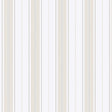 Hamnskär Stripe wallpaper in naturals by Boråstapeter for Schumacher, classic vertical stripe design, shown in a Scandinavian bedroom setting.