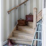 Orust Stripe Stone by Boråstapeter Classic Cabana Stripe Wallpaper – Schumacher 8879
