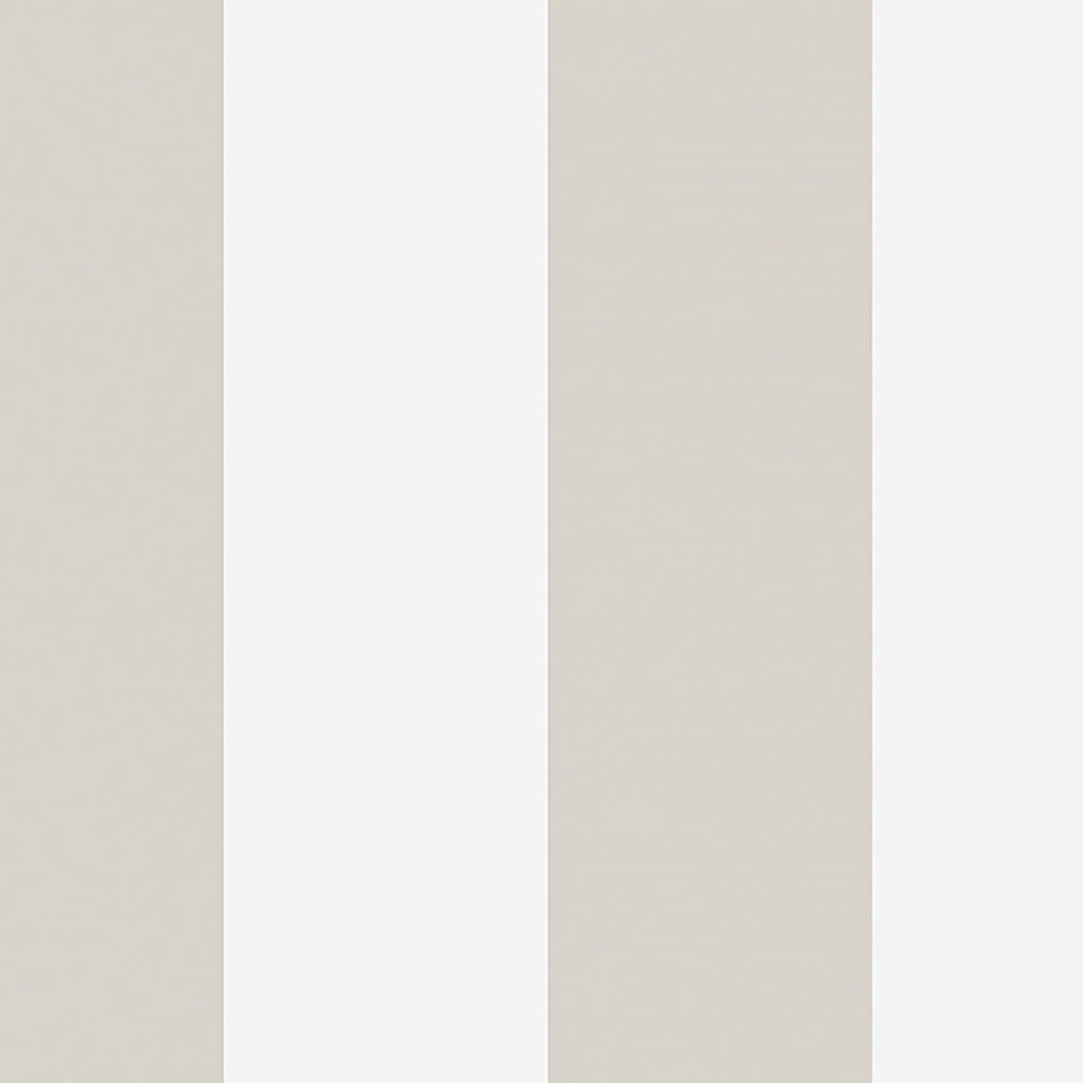 Orust Stripe wallpaper in stone by Boråstapeter, classic cabana stripe design in neutral tones