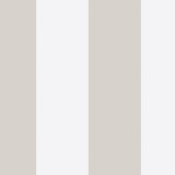 Orust Stripe wallpaper in stone by Boråstapeter, classic cabana stripe design in neutral tones
