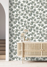 Alaia Green Leafy Vine by Rasch Wallpaper- Brewster Home Fashions RH580518