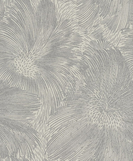 Rasch Purser Grey Abstract Wallpaper roll and room scenes