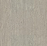 Advantage Ironbark light brown textured bark-look wallpaper roll shown close-up and styled in a bathroom