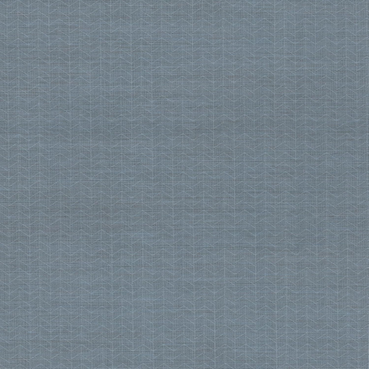 Magnitude Denim Chevron Wallpaper by Warner in blue chevron texture