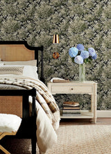 Greenwood Black by A-Street Prints Deciduous Wallpaper – A-Street Prints 4147-80005