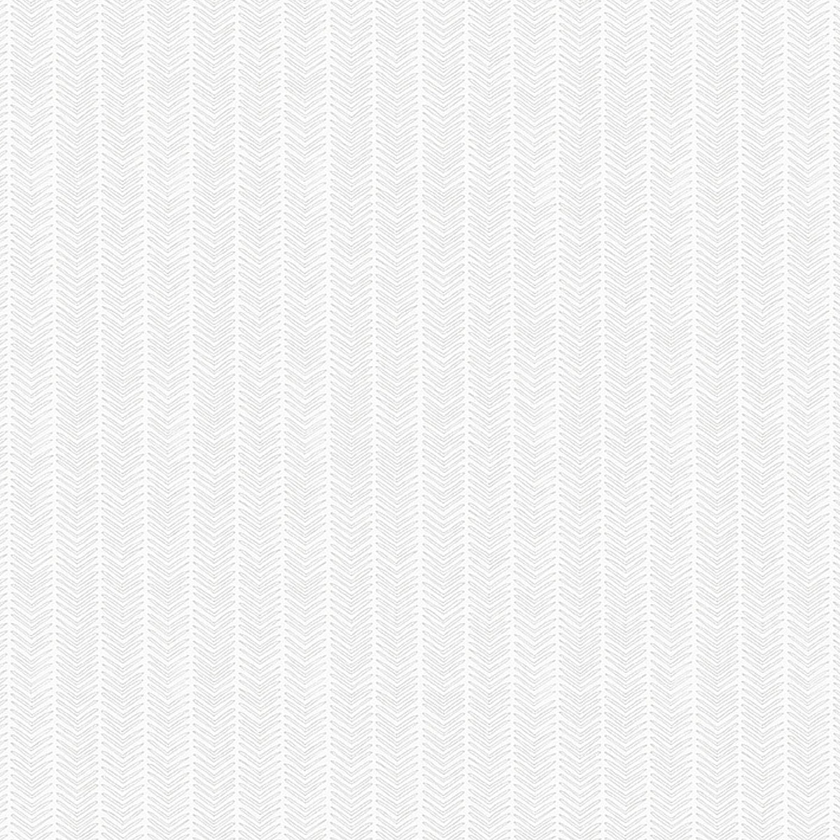 Chevron Sketch wallpaper in Stone by Boråstapeter for Schumacher, subtle chevron pattern, non-woven material, roll and sample shown.
