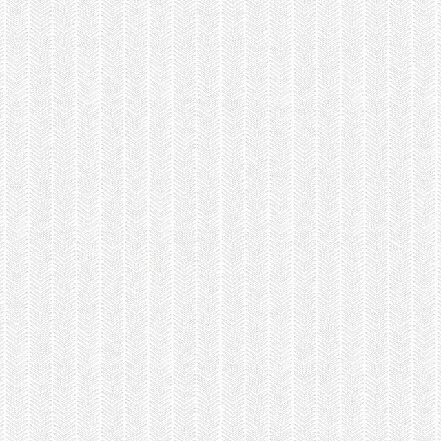 Chevron Sketch wallpaper in Stone by Boråstapeter for Schumacher, subtle chevron pattern, non-woven material, roll and sample shown.