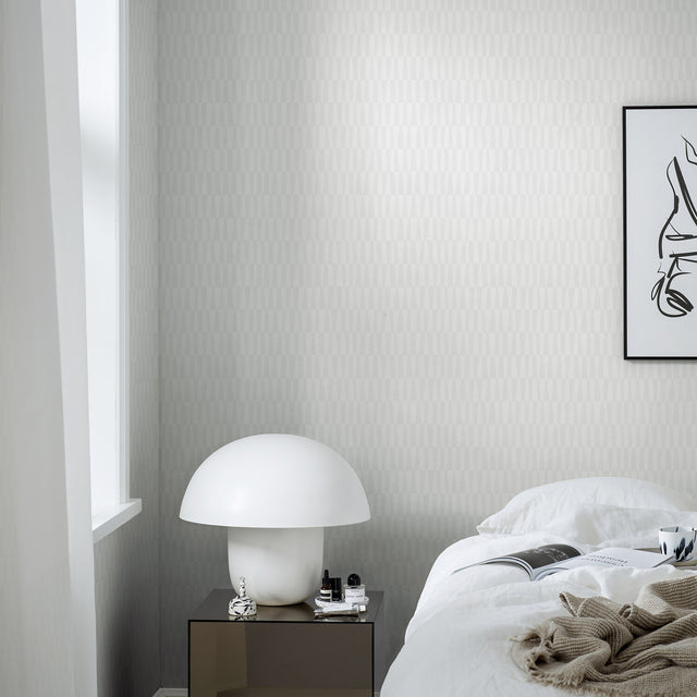 Quadrilaterals Pearl Geometric Wallpaper by Boråstapeter – Schumacher 9333