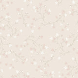 Fresh Air wallpaper by Boråstapeter for Schumacher, featuring delicate corn lily blossoms in a natural colorway.