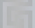 Versace Eternity silver gloss Greek key wallpaper pattern