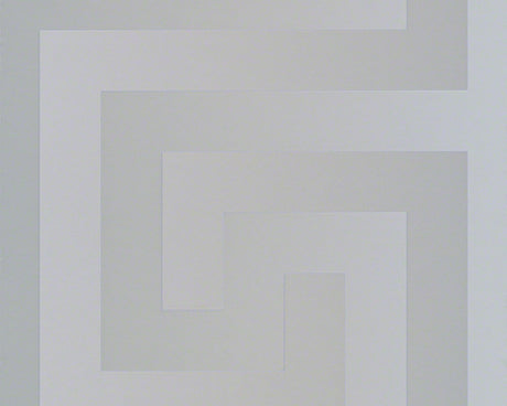 Versace Eternity silver gloss Greek key wallpaper pattern
