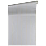 Valor Rocky Coast by Versace Volume 5 Metallic Greek Key Stripe Wallpaper – Versace 935245X