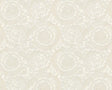 Versace Allegro cotton white acanthus scroll vinyl wallpaper pattern