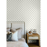 Surdiva Ivory by Chesapeake Floral Fan Wallpaper- Brewster Home Fashions 4148-27457