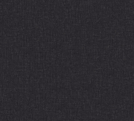 Versace Midas wallpaper in Onyx with subtle faux linen texture