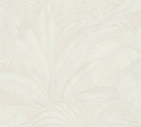Paragon Ivory by Versace Volume 5 Embossed Botanical Tropical Wallpaper – Versace 962402X-Sample