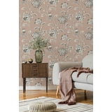 Juliette Light Pink by Fine Decor Jacobean Wallpaper – Brewster Home Fashions FD43451