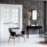 Siward Charcoal Metallic Marble by Arthouse Wallpaper – Brewster Home Fashions AH296702