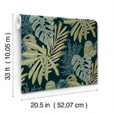 Alocasia Green by A-Street Prints Tropical Foliage Wallpaper- A-Street Prints 4177-27739