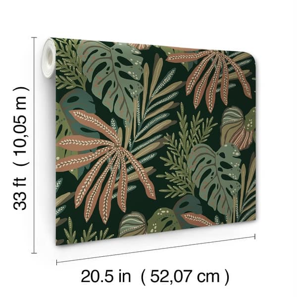 Alocasia Multicolor by A-Street Prints Tropical Foliage Wallpaper – A-Street Prints 4177-27737