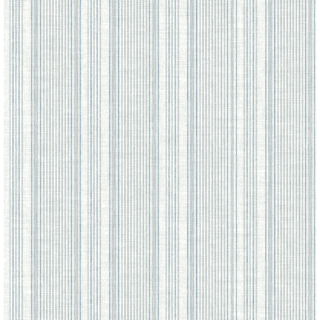 A-Street Prints Ayanna Blue Striped Wallpaper roll and pattern