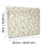 Cipher Moss by A-Street Prints Geometric Faux Grasscloth Wallpaper – A-Street Prints 4177-27702