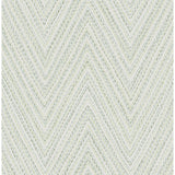 A-Street Prints Lainey Green Stitched Chevron Wallpaper roll and pattern
