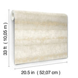 Morningtide Neutral by A-Street Prints Textured Stripe Wallpaper- A-Street Prints 4177-27734