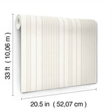 Navarres Stripe Neutral by A-Street Prints Faux Linen Non Woven Wallpaper – A-Street Prints 4172-27487