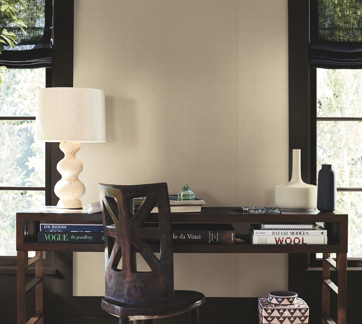 Woven Linen Linen by Antonina Vella Linen Yarn Wallpaper – York Designer Series AB1803