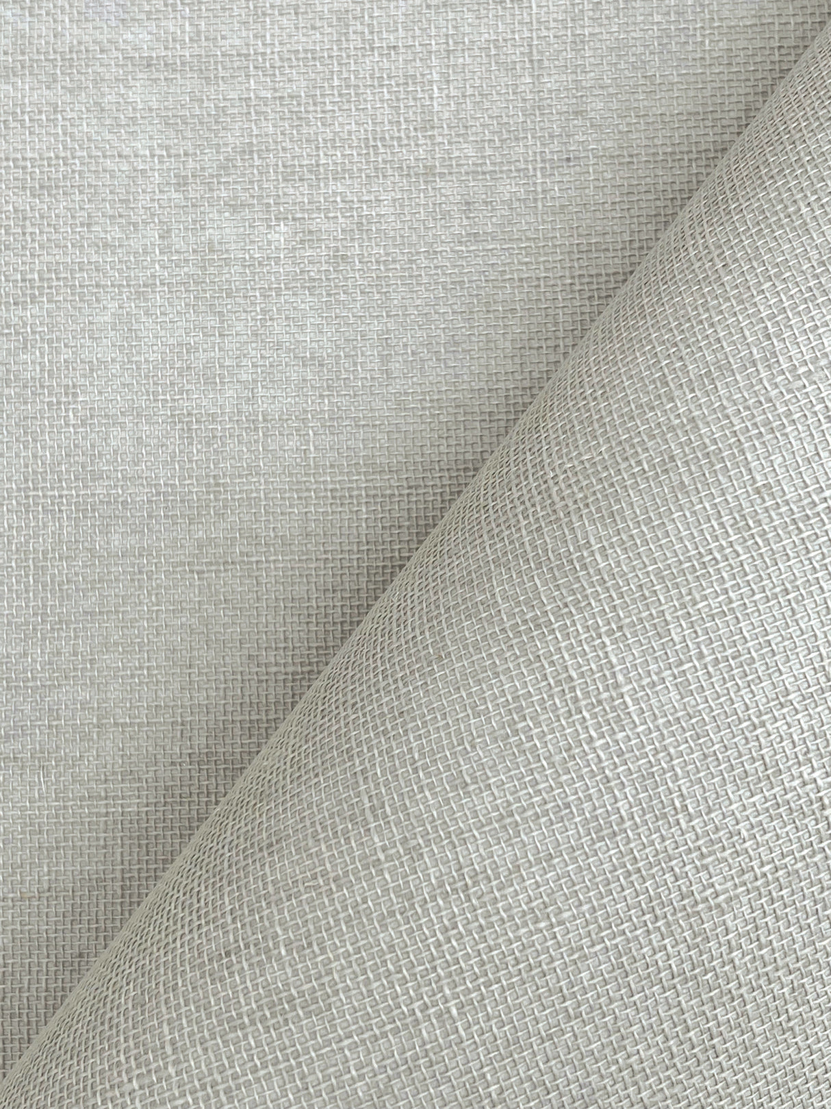 Woven Linen Dove by Antonina Vella Wallpaper – York Designer Series AB1804