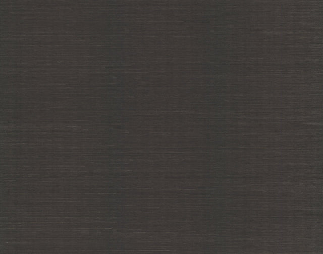 Sisal Grasscloth Black Wallpaper with Makasa Sisal Weave - York AB2195