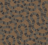 Antonina Vella Ophidia Brown Wallpaper AB3001 pattern view