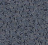 Antonina Vella Ophidia Navy non woven wallpaper pattern detail