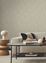Ophidia Taupe by Antonina Vella Eclectic Serpentine Textured Non Woven Unpasted Sidewall Wallpaper from the Artifacts Collection - AB3003