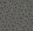 Antonina Vella Ophidia Black wallpaper with serpentine dotted bands on charcoal ground