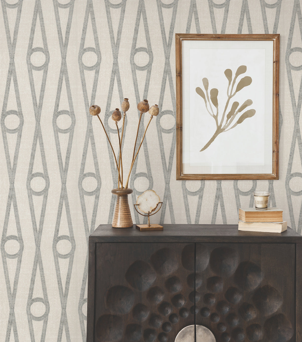 Henlein Putty by Antonina Vella Sculptured Ogee Wallpaper – York Designer Series AB3011