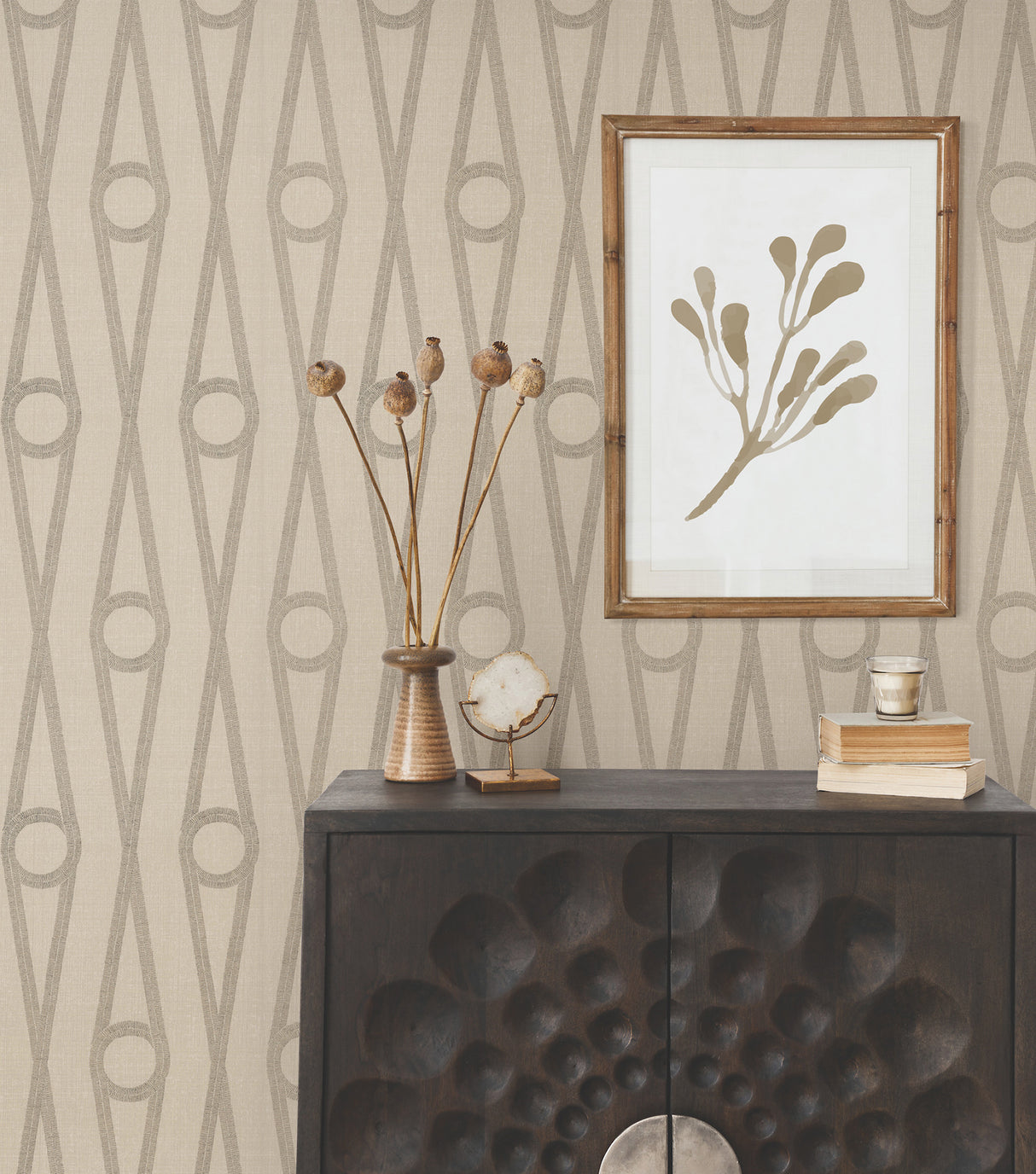 Henlein Gold by Antonina Vella Ogee Raised Foil Wallpaper – York Designer Series AB3012