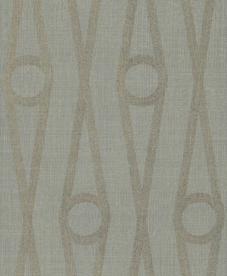 Antonina Vella Henlein Grey Wallpaper AB3013 ogee pattern