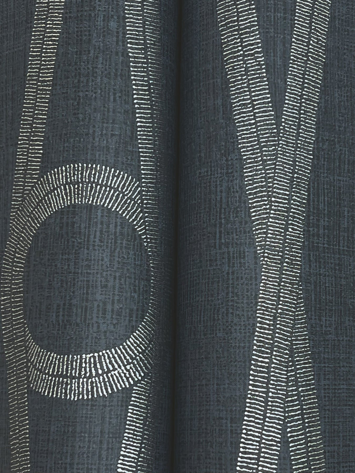 Henlein Indigo by Antonina Vella Ogee Geometric Wallpaper – York Designer Series AB3015