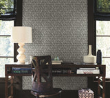 Thatched Black by Antonina Vella Sisal Grasscloth Wallpaper – York Designer Series AB3042